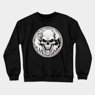 Terrifying skull Crewneck Sweatshirt